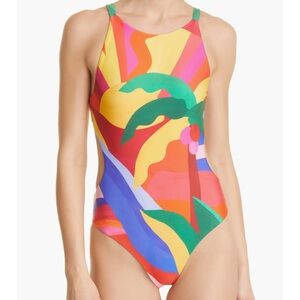 NWT - FARM Rio - Graphic Sunshine One-Piece Swimsuit